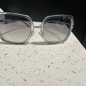 Guess Silver Square Sunglasses